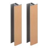 cyclingcolors 2x connectoren voor plinten 150 mm koper kleur keuken hoek sokkelhoek keukensokkel binnenhoeken buitenhoeken meubels