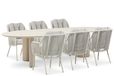 Santika Furniture Santika Nanda/Weave 240 cm dining tuinset 7-delig