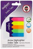 Zakladki Snopake 13906 tabbladen, transparant, voor 44 x 12 mm, 125 stuks