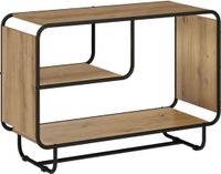 vidaXL Dressoir Artisanaal eiken 93,5 x 37,5 x 64,5 cm Bewerkt hout