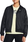 Under Armour UA SPORT WINDBREAKER JKT Dames Sportshirt - Zwart - Maat XL