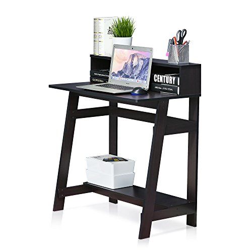 Furinno Simplistic Computertafel - Donkere walnoot - 80,3 x 90,4 x 45,5 cm