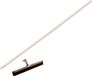 Talen Tools Raclette de sol/douche - pour l'eau - métal/caoutchouc rigide - largeur 35 cm - avec manche en bois 130 cm - balai à eau - raclette à eau