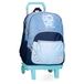 Pepe Jeans Noni Denim rugzak met dubbel vak, met trolley in blauw, 32 x 44 x 22 cm, polyester