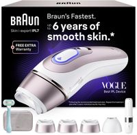 Braun Smart Skin i·expert - IPL ontharingsapparaat - PL7432 - Haarverwijdering Voor Thuis - Met Gratis App - 4 Slimme Koppen
