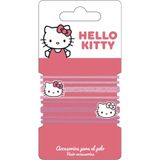 Hello Kitty Haarelastiekjes voor meisjes, 8 stuks, roze, decoratie voor kinderen, officieel Sanrio design