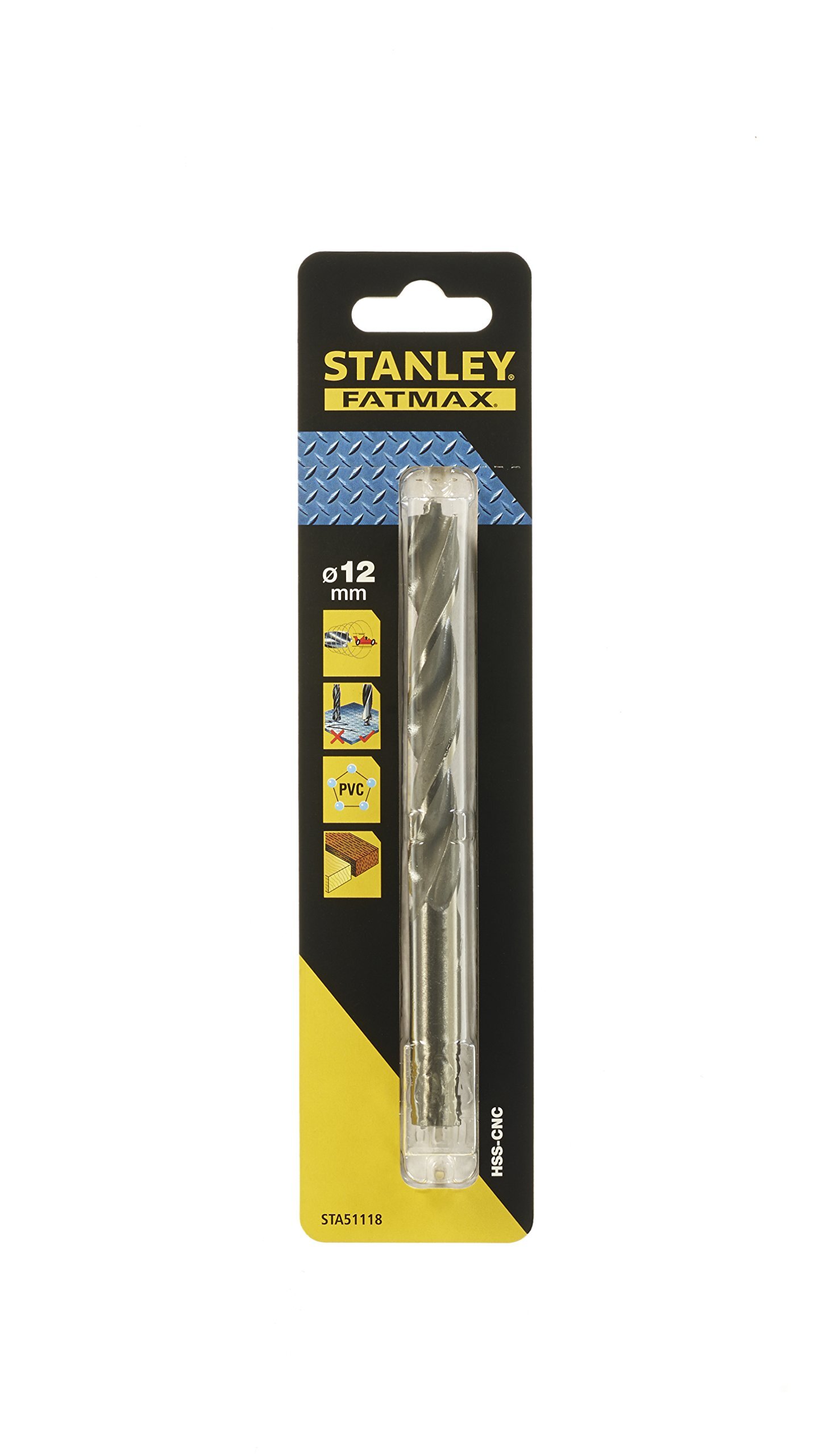 Stanley Fatmax metaalboor 12 mm HSS-CNC STA51118