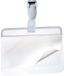 DURABLE lamineer-naambordje, met clip, 90 x 54 mm, transparant, 25 stuks