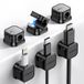 Joyroom - Magnetische kabel organiser - Zelfklevend met Magnetische sluiting - Kabel Management - Kabel organizer - kabel organiser bureau - Kabelclips zelfklevend - 6 Stuks - Zwart
