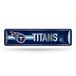 Rico Industries NFL Tennessee Titans Home Decor Metalen Straatbord (4" x 15")