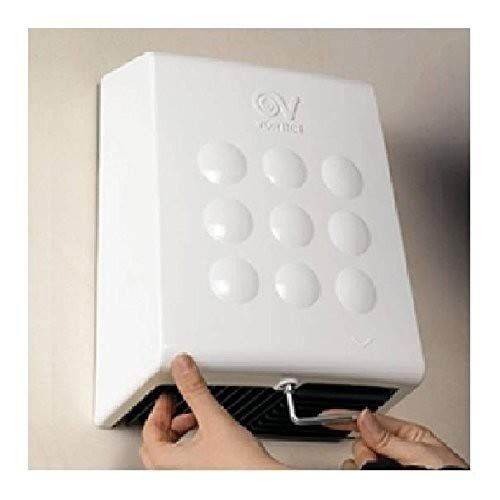 VORTICE professionele handdoek, 2000 W, optimaal droog, wit, 1 stuks