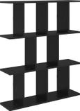 vidaXL Wandplank Zwart eiken 80 x 20 x 96 cm Bewerkt hout