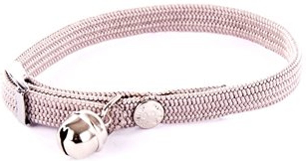 Martin sellier Halsband kat elastisch nylon grijs 30 X 1 CM