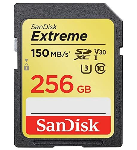 SanDisk Extreme PLUS 256GB SDHC - 190MB/s - UHS-I - Geheugenkaart