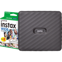 Fujicolor Benelux Fujifilm Instax Link WIDE Grijs + Instax WIDE Film 2x10