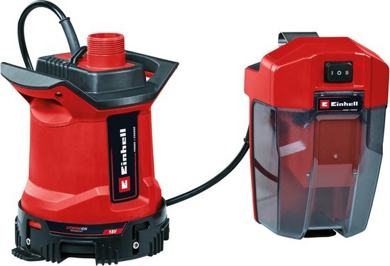 Einhell accu vuilwaterpomp GE-DP 18/25 LL Li Solo Power X-Change (18 V, 7000 l/u levercapaciteit, vlakzuigend, 5 m opvoerhoogte, ECO- en BOOST-modus, zonder accu)