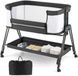 COAST™ Lit bébé - Pliable - Berceau - Noir