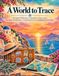 A World to Trace An Ink Tracing Journey: 30 Original Watercolor Landmarks to Trace Across Ten Iconic Destinations, A Calming Reverse Coloring Book for Adults