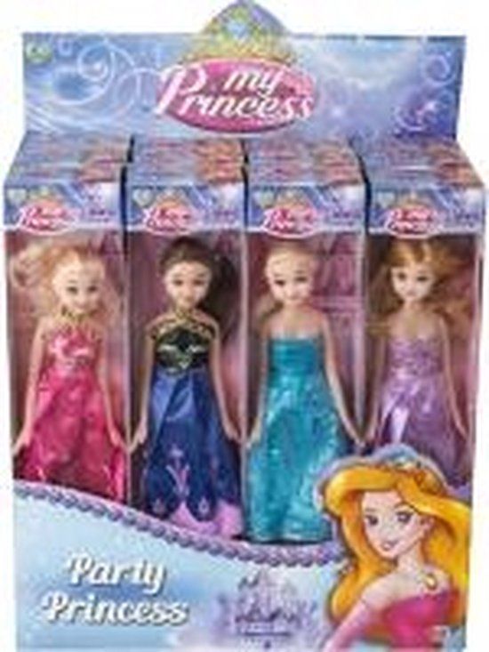 HTI Shimmer Girlz My Princess Party Prinsessenpop - Assorti