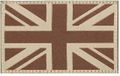 Insigne Clawgear Great Britain Flag désert