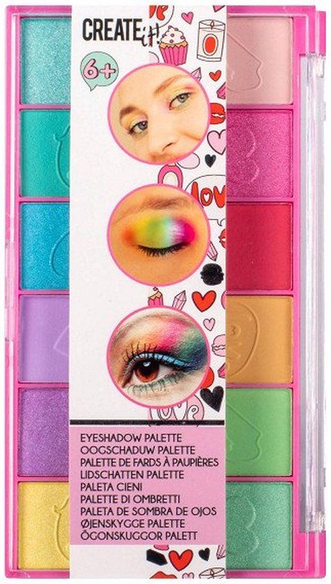 Create it! Beauty Eyeshadow Palette - 12 Colors - Multicolor