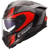 LS2 FF817 Challenger II Viper Helm - Integraalhelm - Maat XXL - Grijs/rood