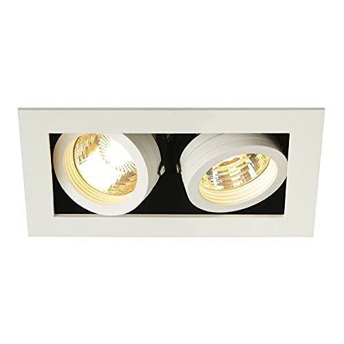 SLV KADUX 2 Plafondinbouwarmatuur - GU10 50W - Wit
