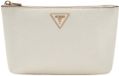 GUESS Laurel II Wristlet Pouch Bone crème
