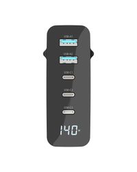 Sitecom CH-1003 - 140W USB-C Charger - 5 Ports - Black