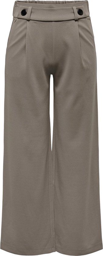 JDY JDYGEGGO Wide Leg Broek Dames - Driftwood;Black Buttons - XXL/32