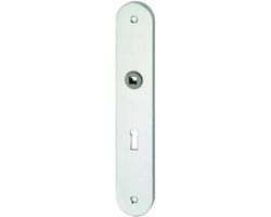 Impresso SL56 Ovaal Schroef Sleutelschild - Aluminium (2 stuks)