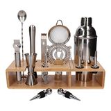 Barman set 17 l met standaard zilveren shaker Cobbler