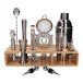 Barman set 17 l met standaard zilveren shaker Cobbler