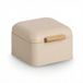 Zeller Metaal boîte à pain, Beige, Bambou/Bois, 20 x 20 x 13.5 cm