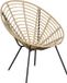 Hioshop Relax lounge stoel naturel