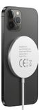 Mayaxess, chargeur MagSafe magnétique 15W pour iPhone 14 / 14 Plus / 14 Pro / 14 Pro Max, blanc
