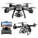 SZSMART Drone V14 avec caméra grand angle HD 1080P (2 batteries, autonomie de 15 min) - Rouge