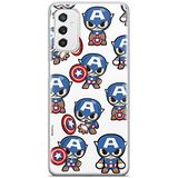 ERT GROUP mobiel telefoonhoesje voor Samsung M52 5G origineel en officieel erkend Marvel patroon Captain America 029