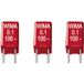 Wima MKS2C026801A00KSSD - Rouge - Condensateur fixe - Film - Volume - DC - 68 nF