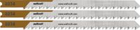wolfcraft - MDF decoupeerzaagbladen voor hout - Decoupeerzaagblad Fijne snede - HCS-blad met U-schacht – 8034000