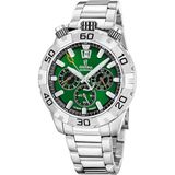 FESTINA MEN'S WATCH BULLHEAD GREEN WITH STEEL BRACELET F20743/2
