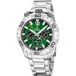 FESTINA MEN'S WATCH BULLHEAD GREEN WITH STEEL BRACELET F20743/2