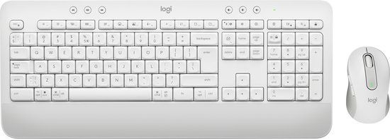 Logitech Signature MK650 Combo for Business - Toetsenbord en muis set - draadloos - Bluetooth LE - QWERTY - VK - gebroken wit