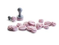 Ibili 789600 voedselvormsnijder Grijs, Roze