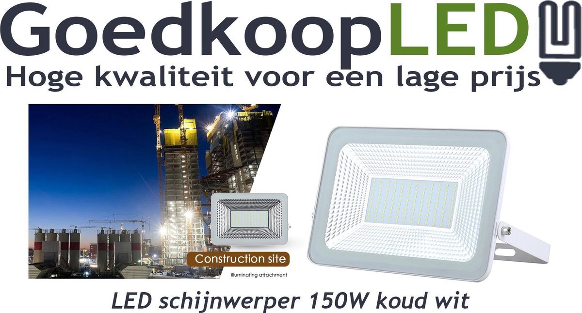 goedkoop LED floodlight 150W waterdicht IP 65