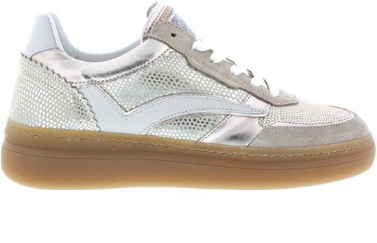 Floris van Bommel Sfw-10158 Fygi Sneakers - Leer - Dames - Goudkleurig - Maat 39