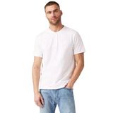 Levi's Henley T-shirt Met Korte Mouwen Wit S Man