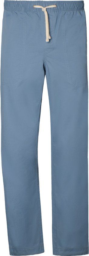 Jan Vanderstorm herren Comfortbroek - 36 - blauw - Plus Size