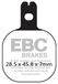 Ebc Fa Series Organic Fa184 Remblokken Zwart