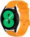 By Qubix - Sportband met motief - Oranje - geschikt voor Huawei Watch 5 - 42mm